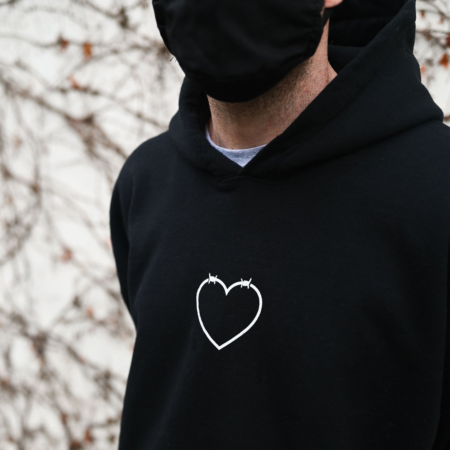 Heartwire Hoodie - Black