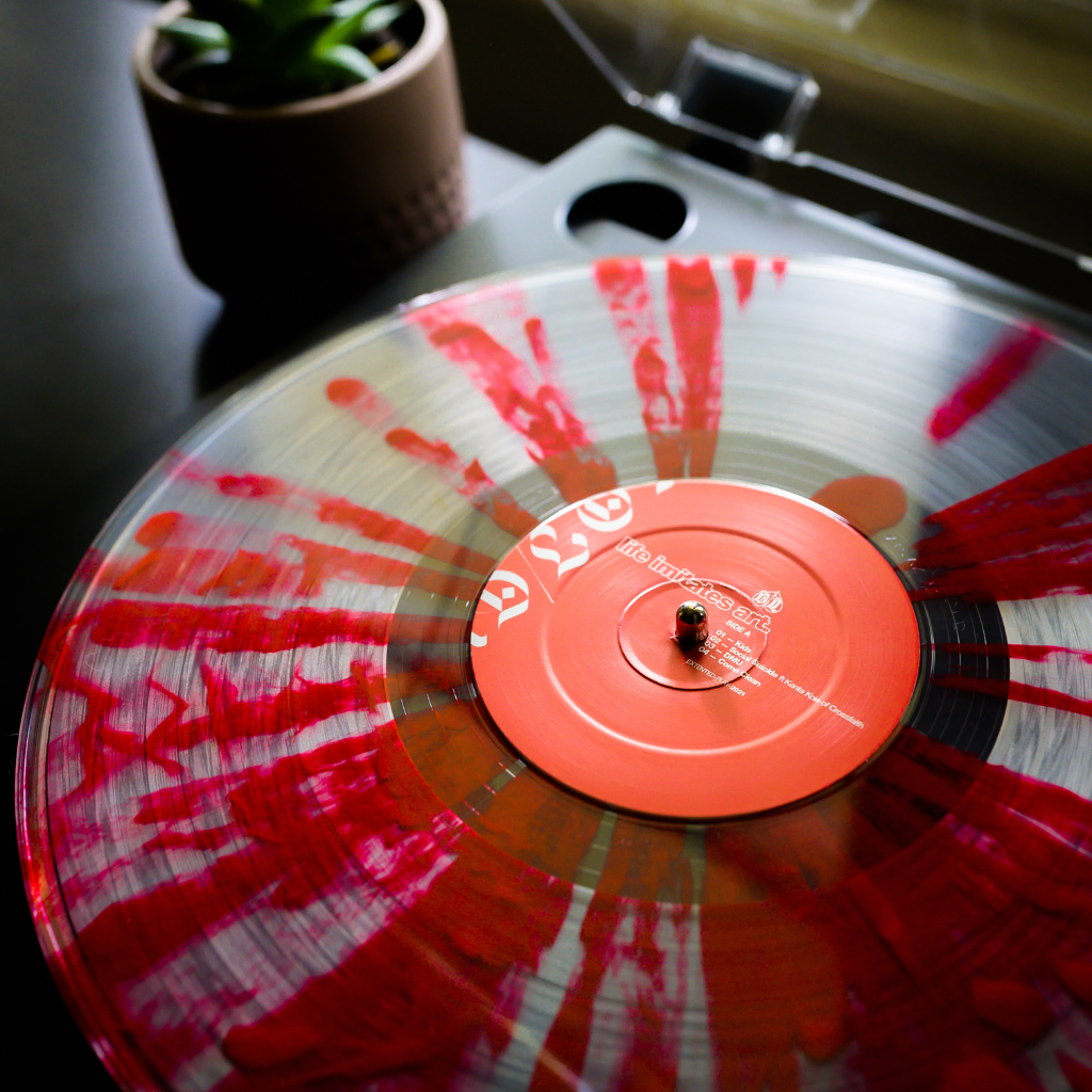 Life Imitates Art 12" Vinyl - Red Splatter