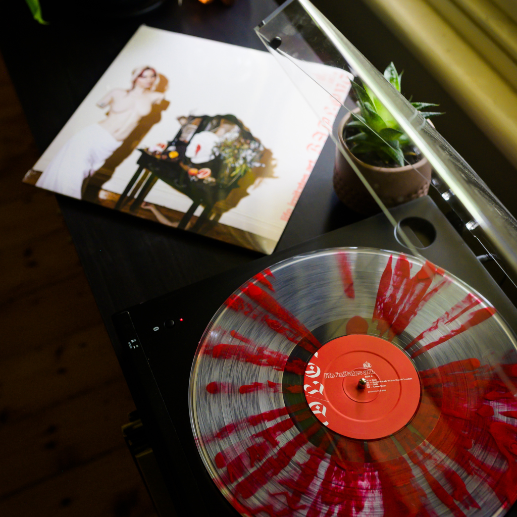 Life Imitates Art 12" Vinyl - Red Splatter