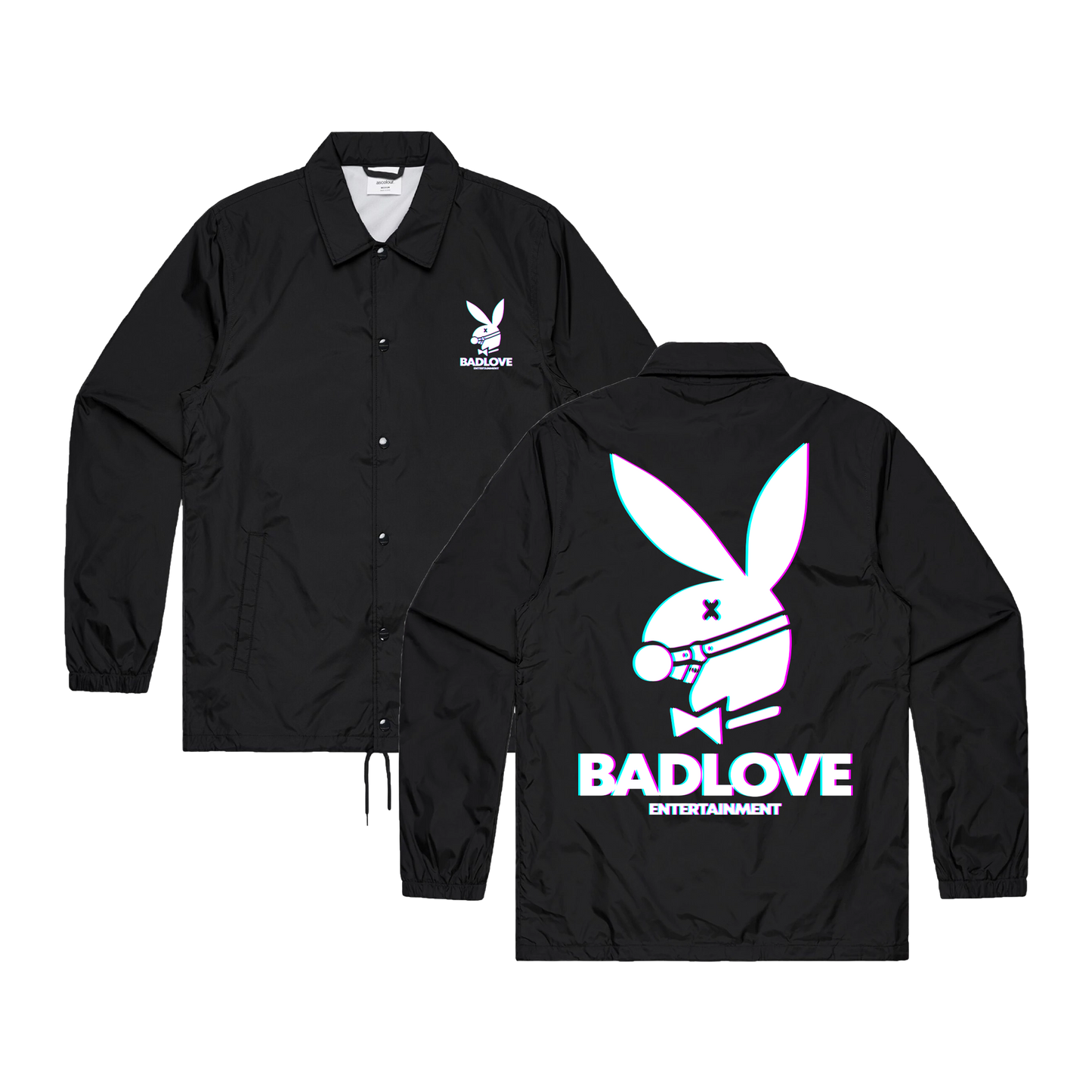 Naughty Bunny Windbreaker - Black