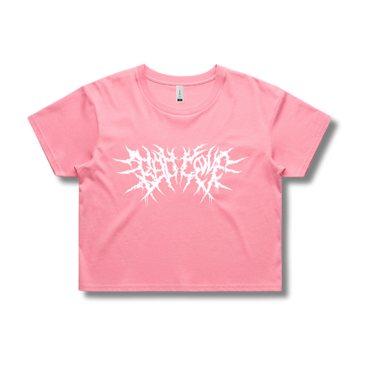 Deathcore Crop - Pink