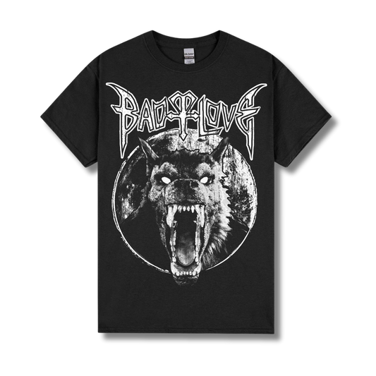 Werewolf Monochrome Tee - Black